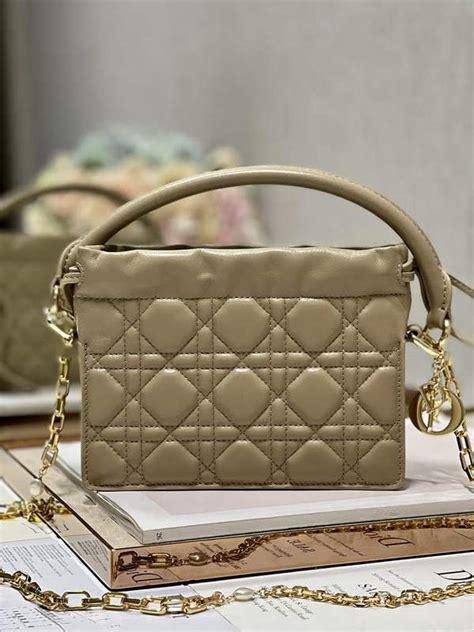 dior mini bag beige|mini lady Dior milly bag.